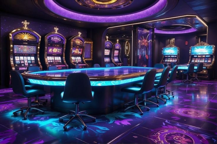 Mobile phone showing live casino gameplay